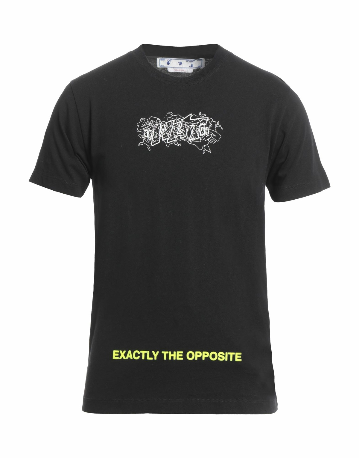 Off-white Mens T-shirt in Black