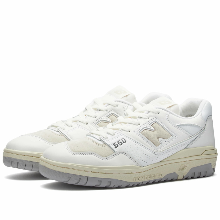 Photo: New Balance Men's BB550PWG Sneakers in White