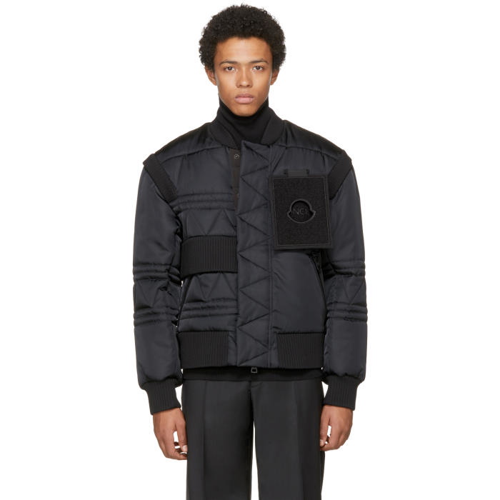 Photo: Moncler C Black Down Richie Bomber Jacket