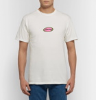 Stüssy - Logo-Print Cotton-Jersey T-Shirt - White