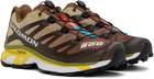 Salomon Brown & Beige XT-4 Sneakers