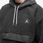 Air Jordan Men's Essential Fleece Winter Hoody in Black/Sail