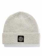Stone Island - Logo-Appliquéd Ribbed Wool Beanie