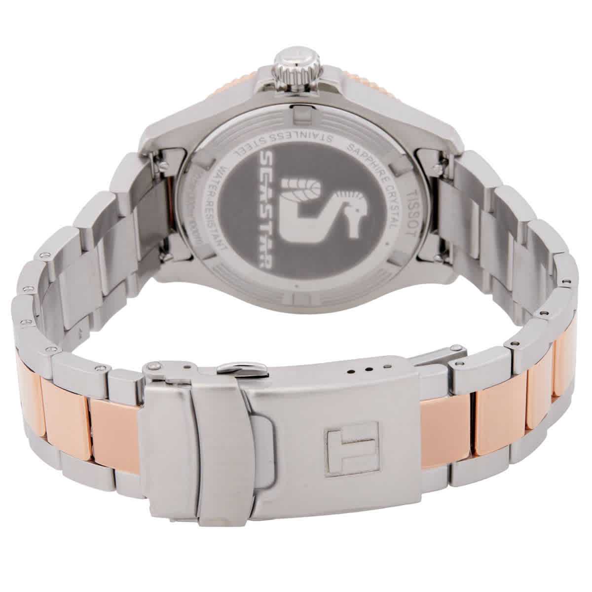 Tissot Seastar Quartz White Mother of Pearl Dial Watch T1202102211100