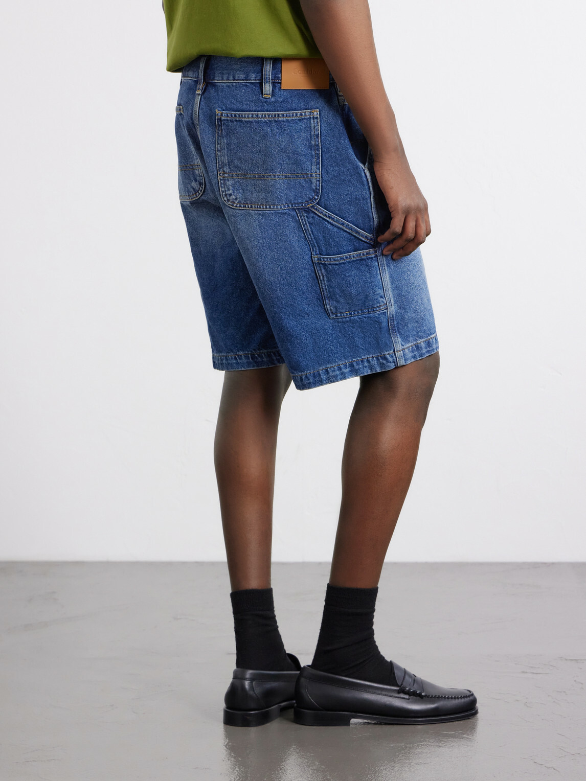 Corridor - Straight-Leg Denim Shorts - Blue