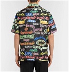 Gucci - Camp-Collar Printed Silk Shirt - Black