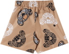 Burberry Baby Beige Thomas Bear Swim Shorts