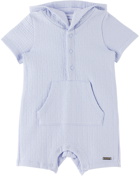 Givenchy Baby Blue Hooded Bodysuit