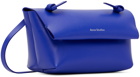 Acne Studios Blue Leather Mini Shoulder Bag