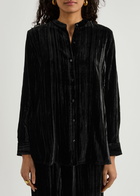 Eileen Fisher Velvet Blouse Black