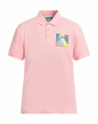 Moschino Mens Polo shirt in Pink