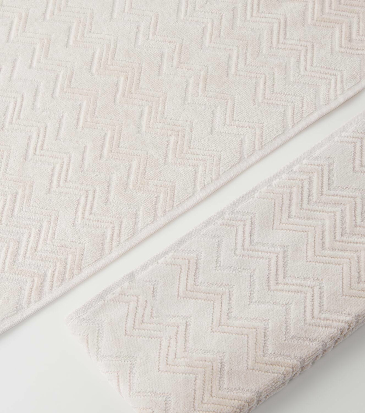 Missoni Chalk set of 2 cotton terry towels