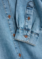 Skall Studio Millington Denim Shirt Dark Blue