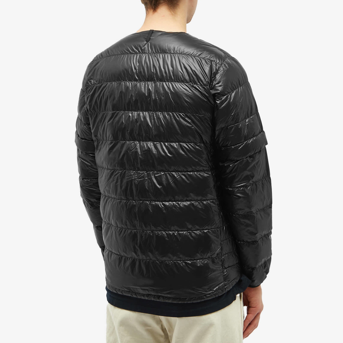 Nanga Men's Inner Down Cardigan in Black