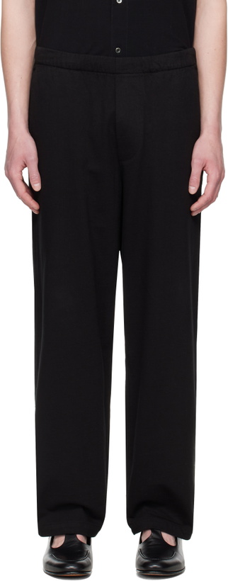 Photo: Lady White Co. Black Belted Jersey Lounge Pants