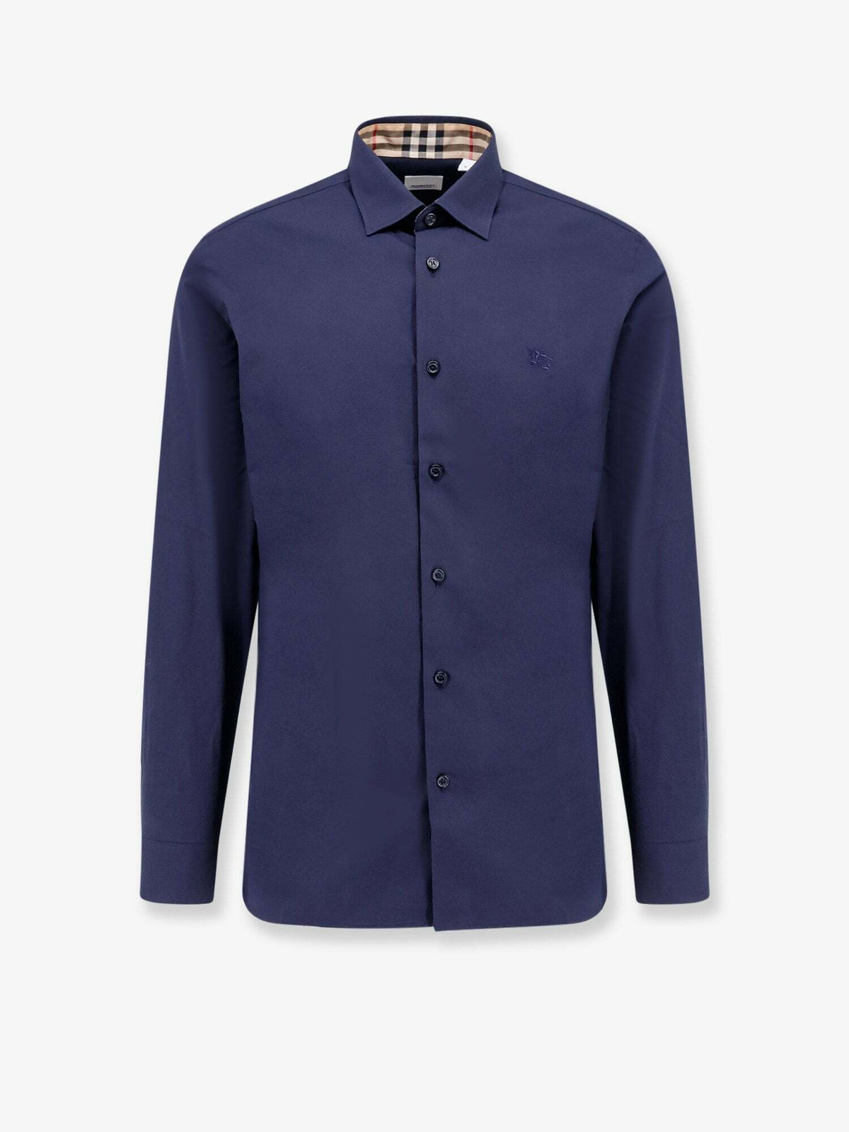 burberry men's blue dress shirt Burberry Men's Long Sleeve Shirt Dress Shirt Blu