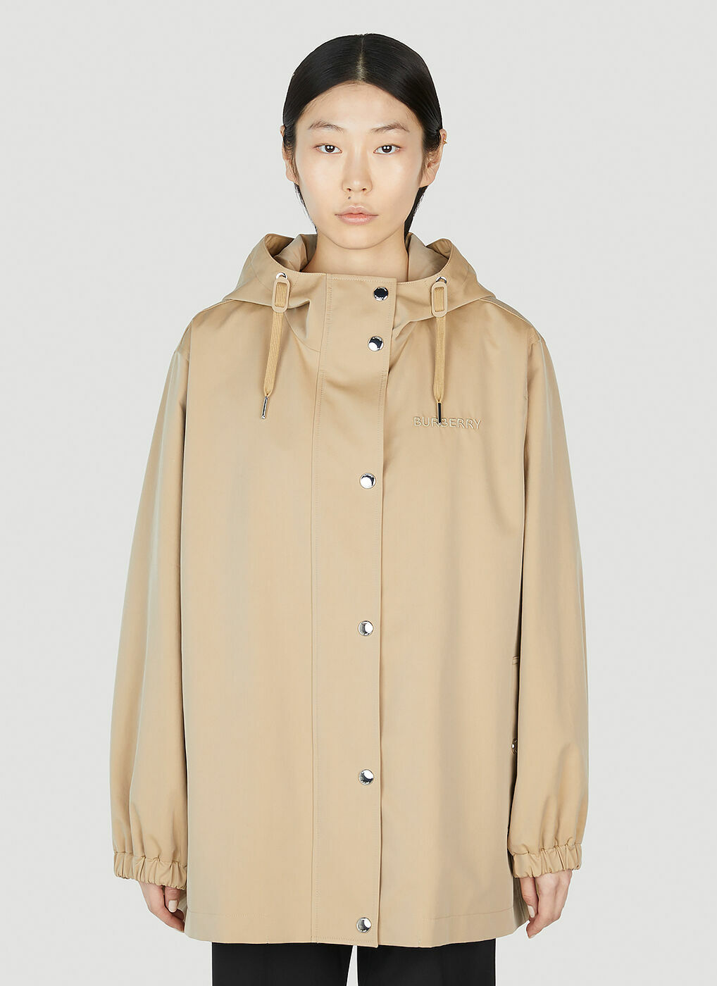 Burberry - Lamberton Hooded Jacket in Beige Burberry