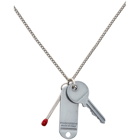 Dsquared2 Silver Tag Necklace