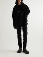 Givenchy - Straight-Leg Zip-Detailed Distressed Jeans - Black