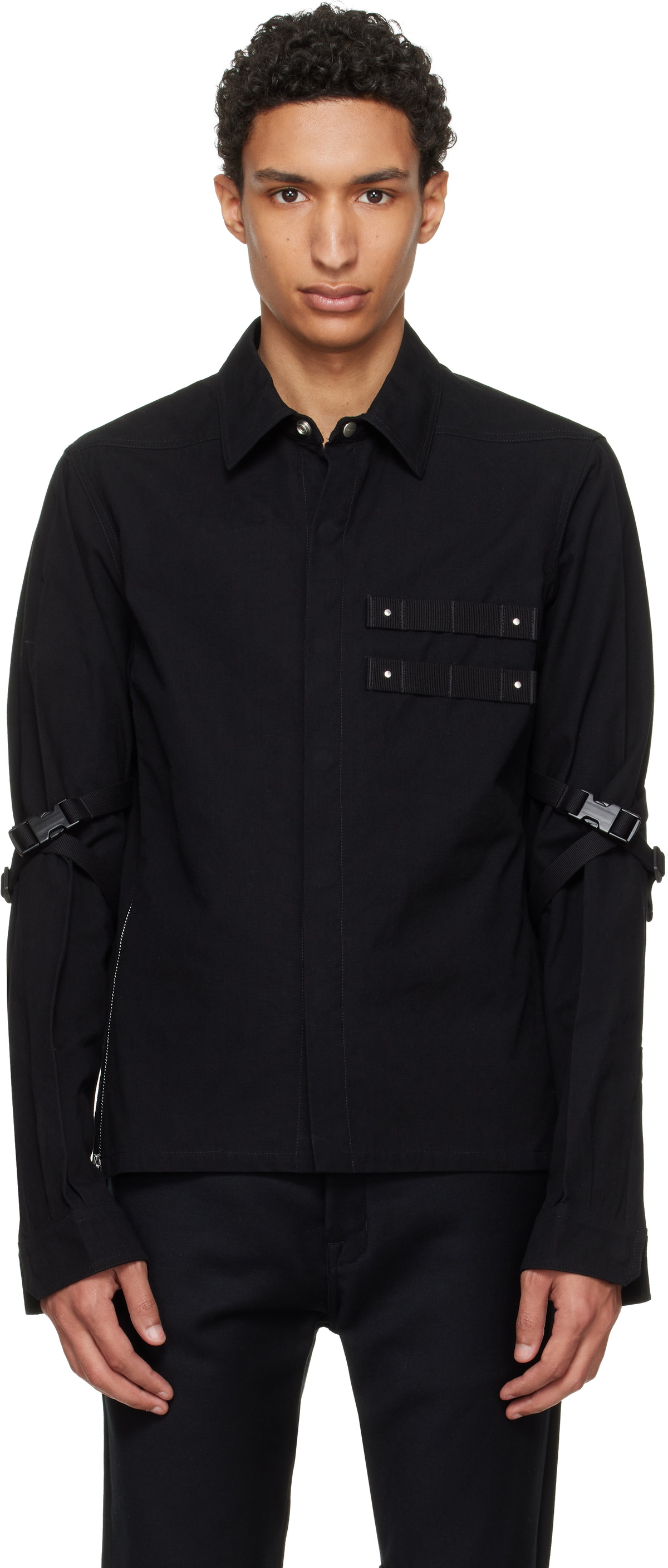 Rick Owens Black Temple Rowland Shirt
