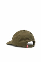 Diesel Baseball cap in washed cotton twill - Caps Mens in Green