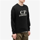 C.P. Company Men's Lambswool Goggle Knit in Black
