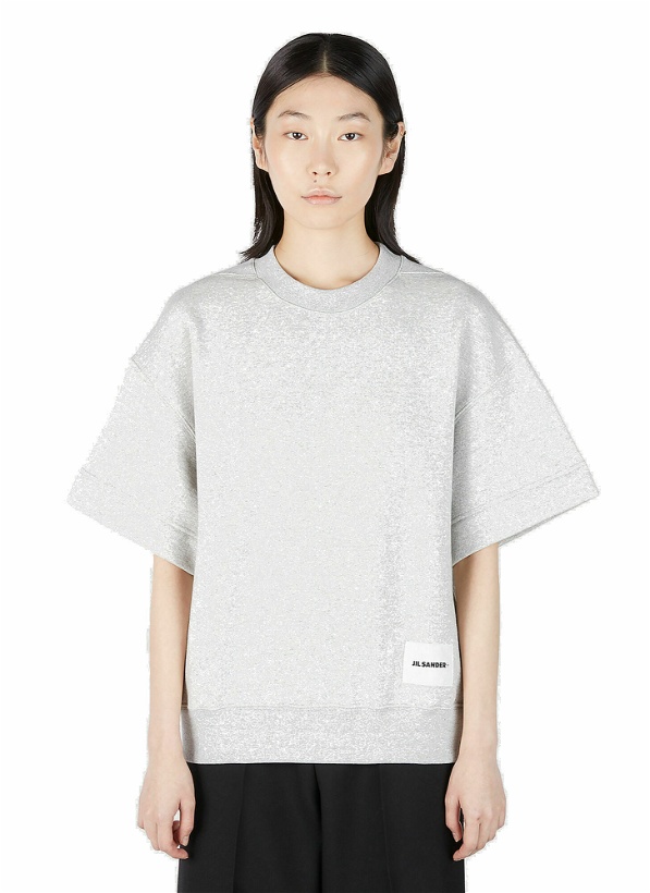 Photo: Jil Sander+ - Logo Patch Short Sleeve T-Shirt in Grey