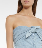 Rta - Leia denim bustier