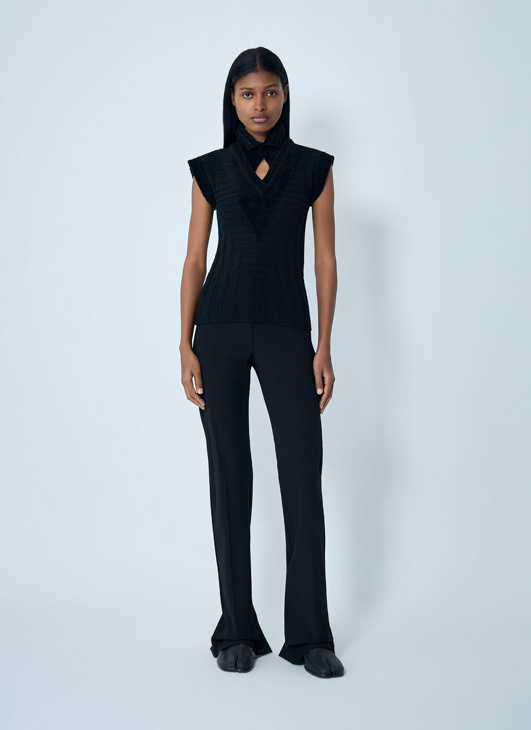 Kiko Kostadinov Quimby Knitted Polo Vest