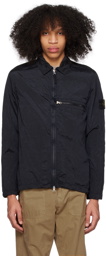 Stone Island Black Crinkled Jacket