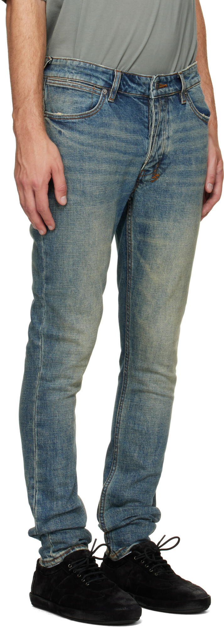 Ksubi Blue Van Winkle Re-Up Jeans
