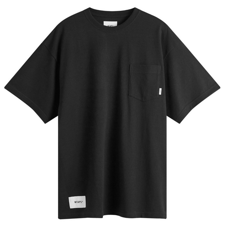 Photo: WTAPS Men's 24 Back Print Pocket T-Shirt in Black