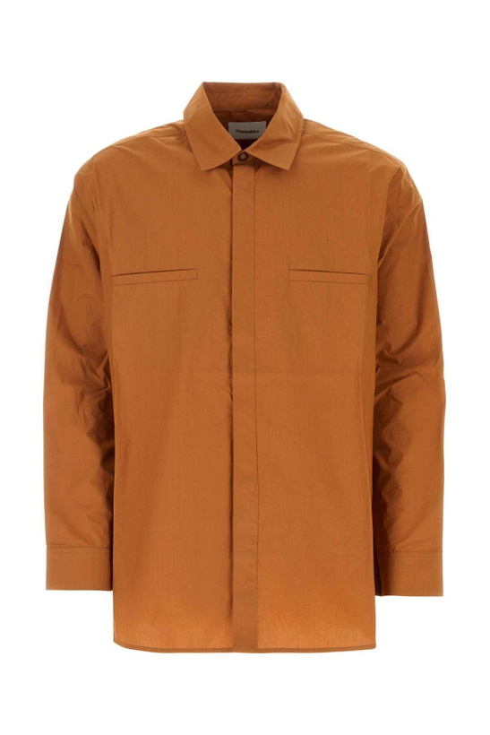 Photo: Nanushka Caramel Cotton Shirt