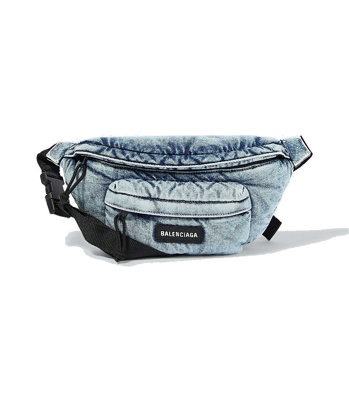 Photo: Balenciaga Explorer denim belt bag