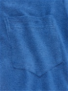 Howlin' - Fons Cotton-Blend Terry T-Shirt - Blue