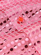 Acne Studios - Sandros Sequin-Embellished Voile Shirt - Pink