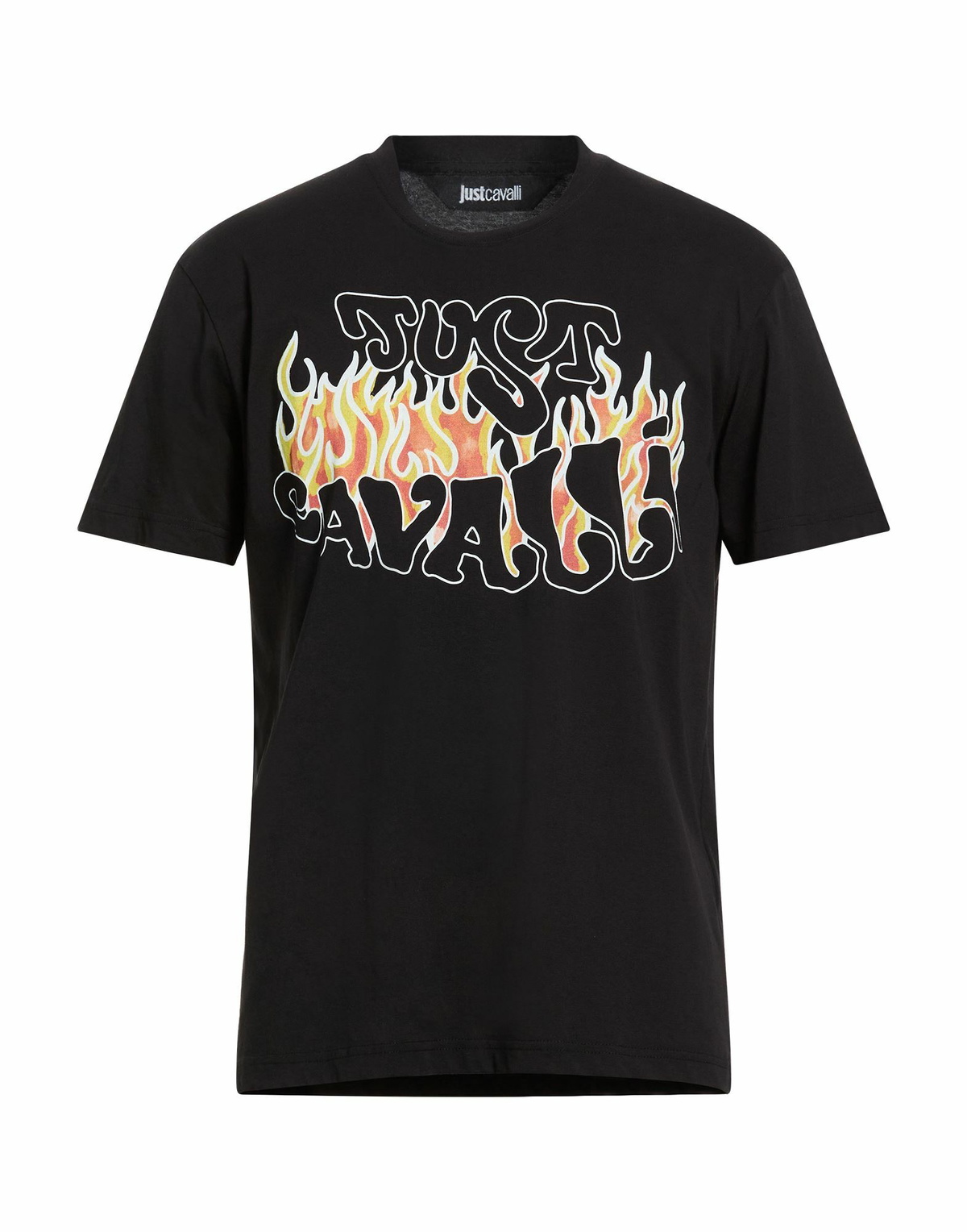 Just Cavalli Mens T-shirt in Black