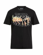 Just Cavalli Mens T-shirt in Black