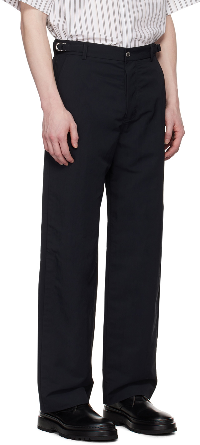 JACQUEMUS Black Les Sculptures 'Le pantalon Jean' Trousers