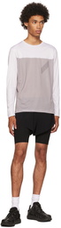 Soar Running Gray Long Sleeve Hot Weather T-Shirt