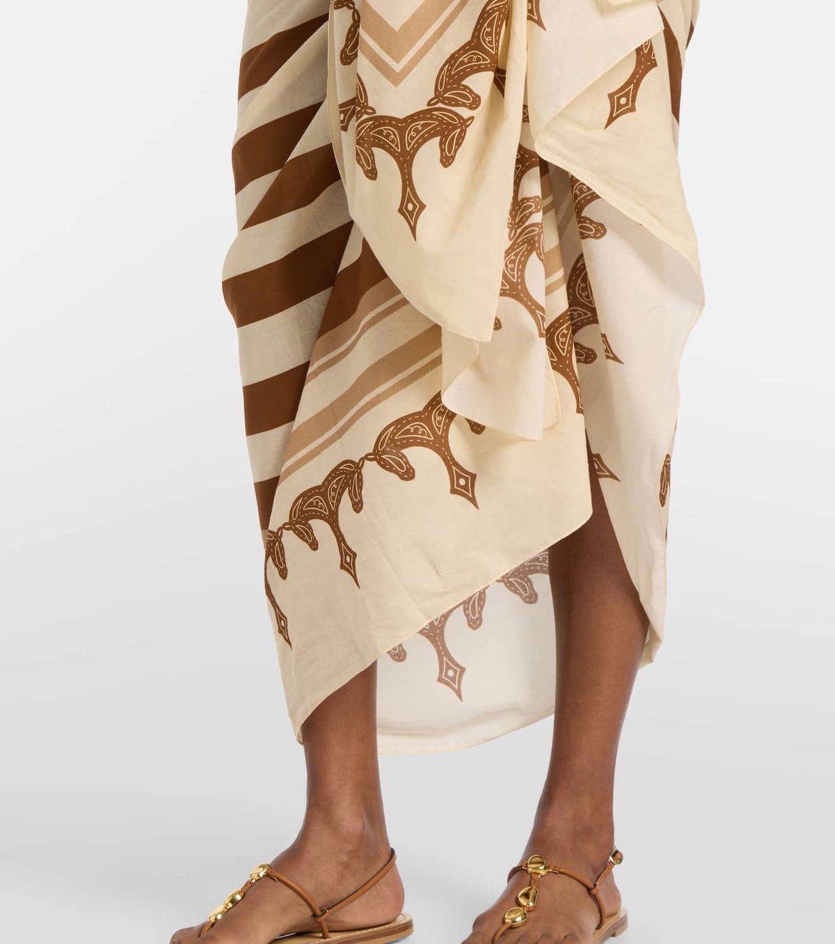 Johanna Ortiz Cotton printed beach cover-up