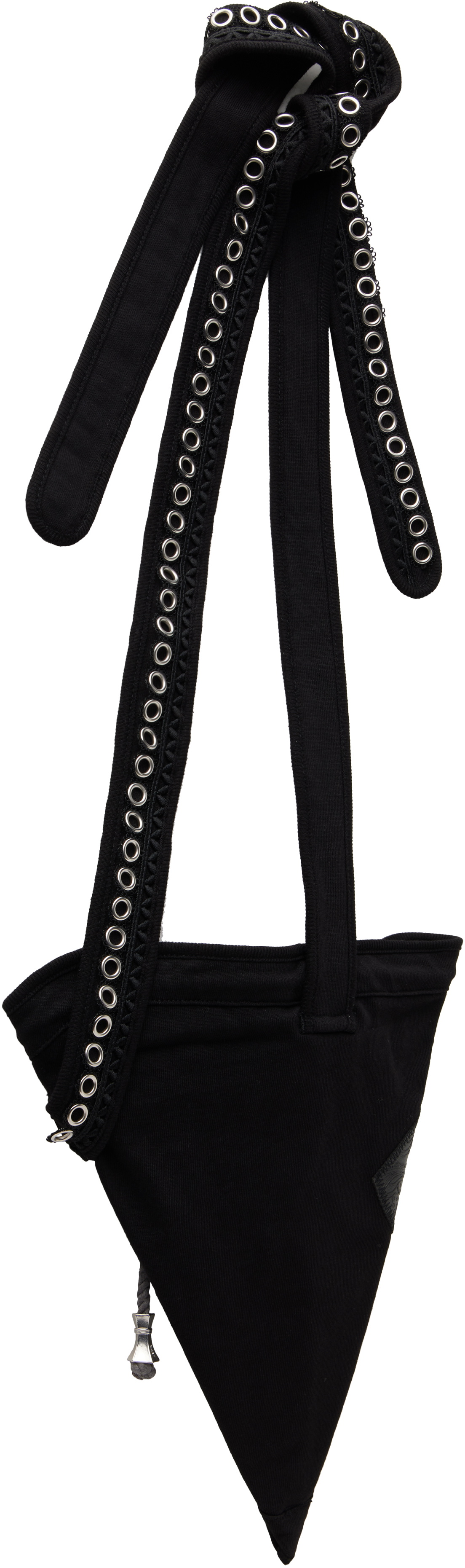 Kiko Kostadinov Black Hatha Jersey Bag