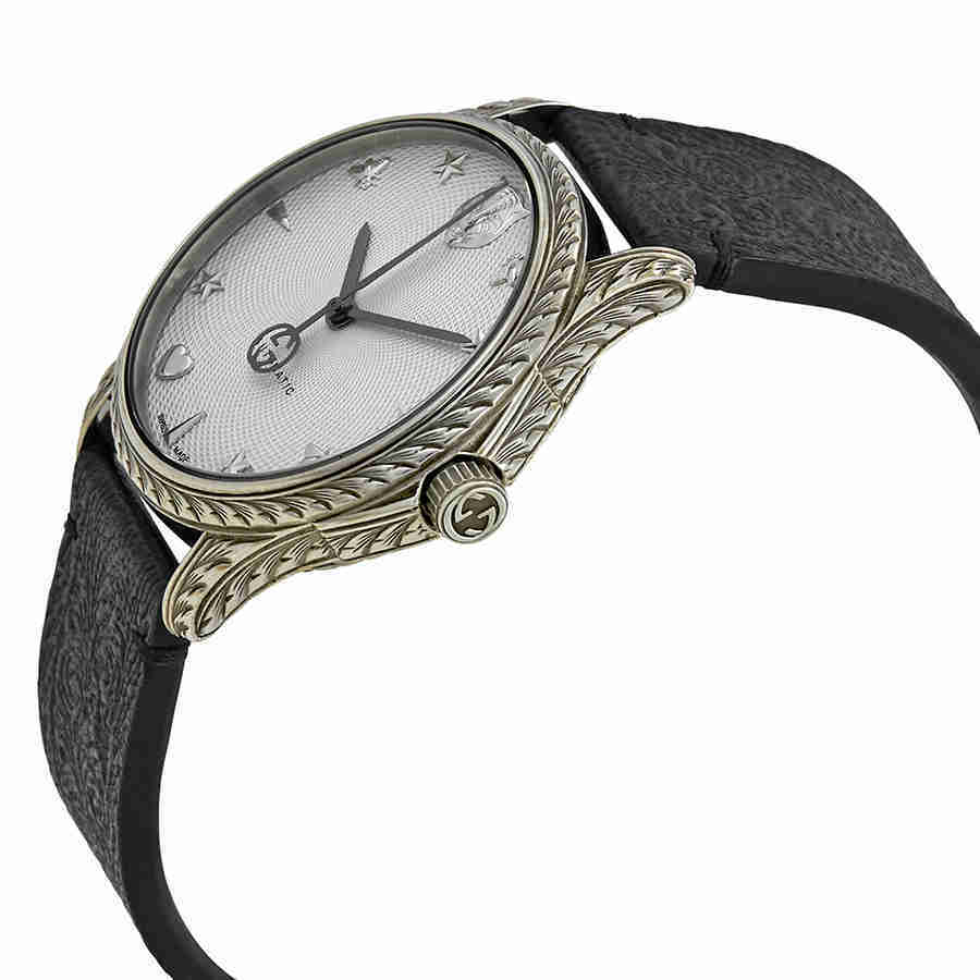 Gucci Le Marche Des Merveilles Silver Dial Automatic Mens Watch YA1264004