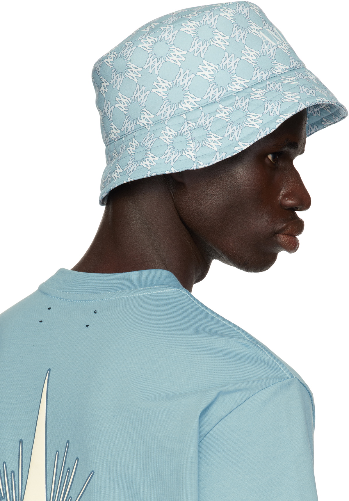 AMIRI Blue 'MA' Quad Bucket Hat Amiri