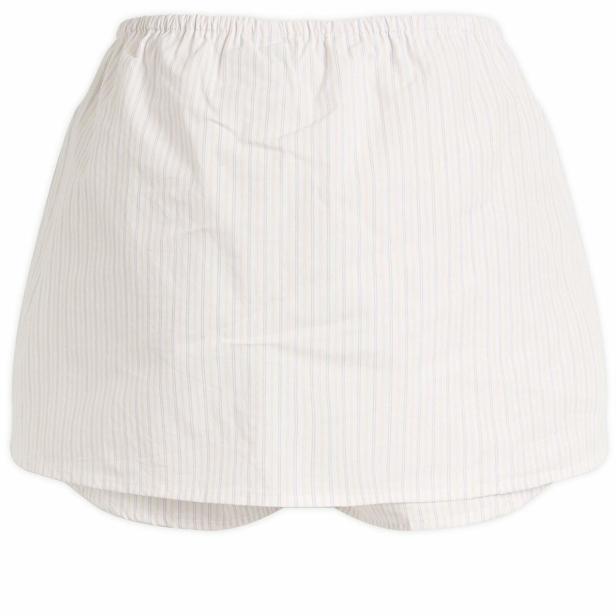 Deiji Studios Women's Stripe Mini Skort in Pacific Stripe