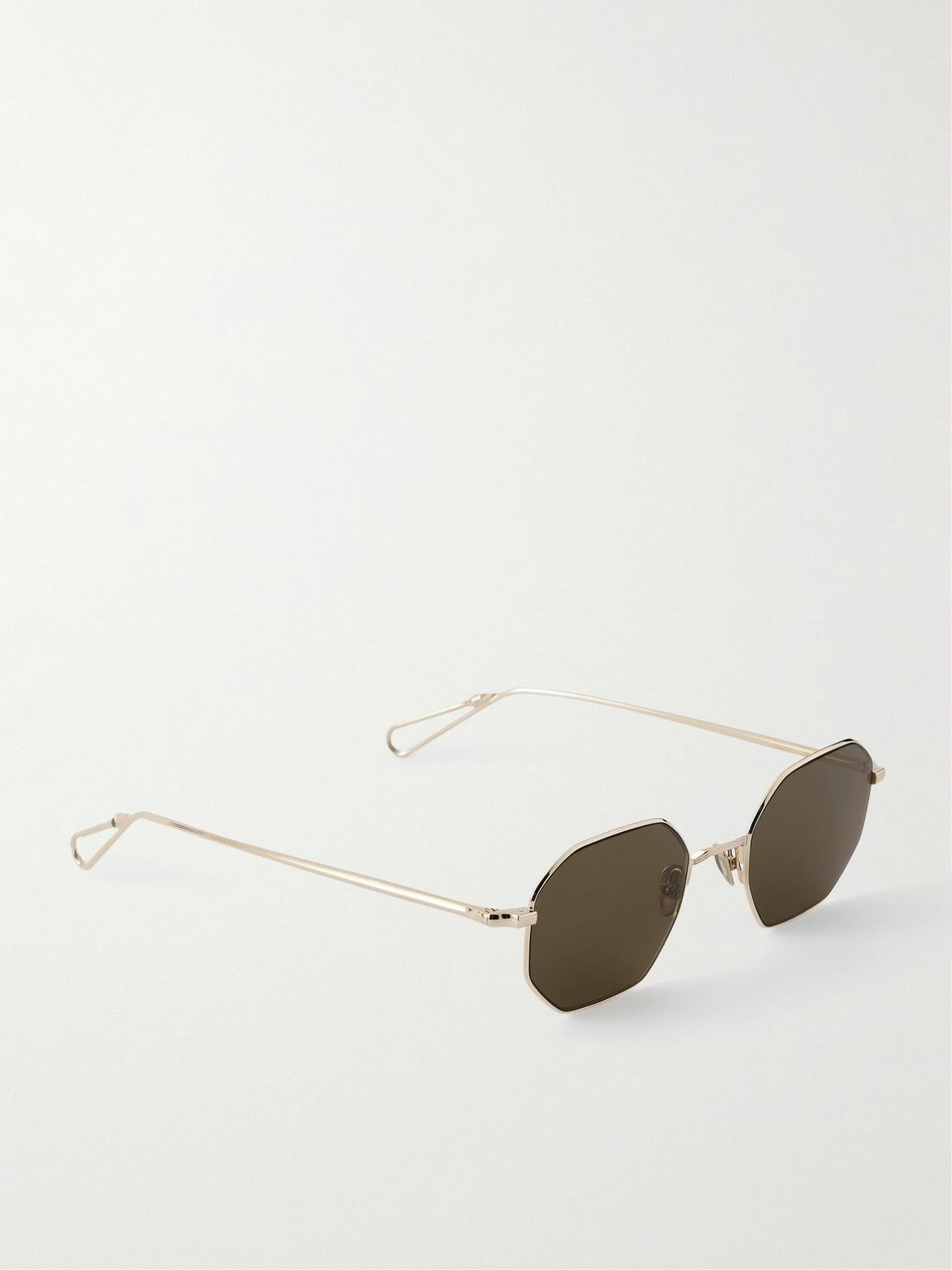 AHLEM - Trocadero Octagon-Frame Gold-Tone Sunglasses