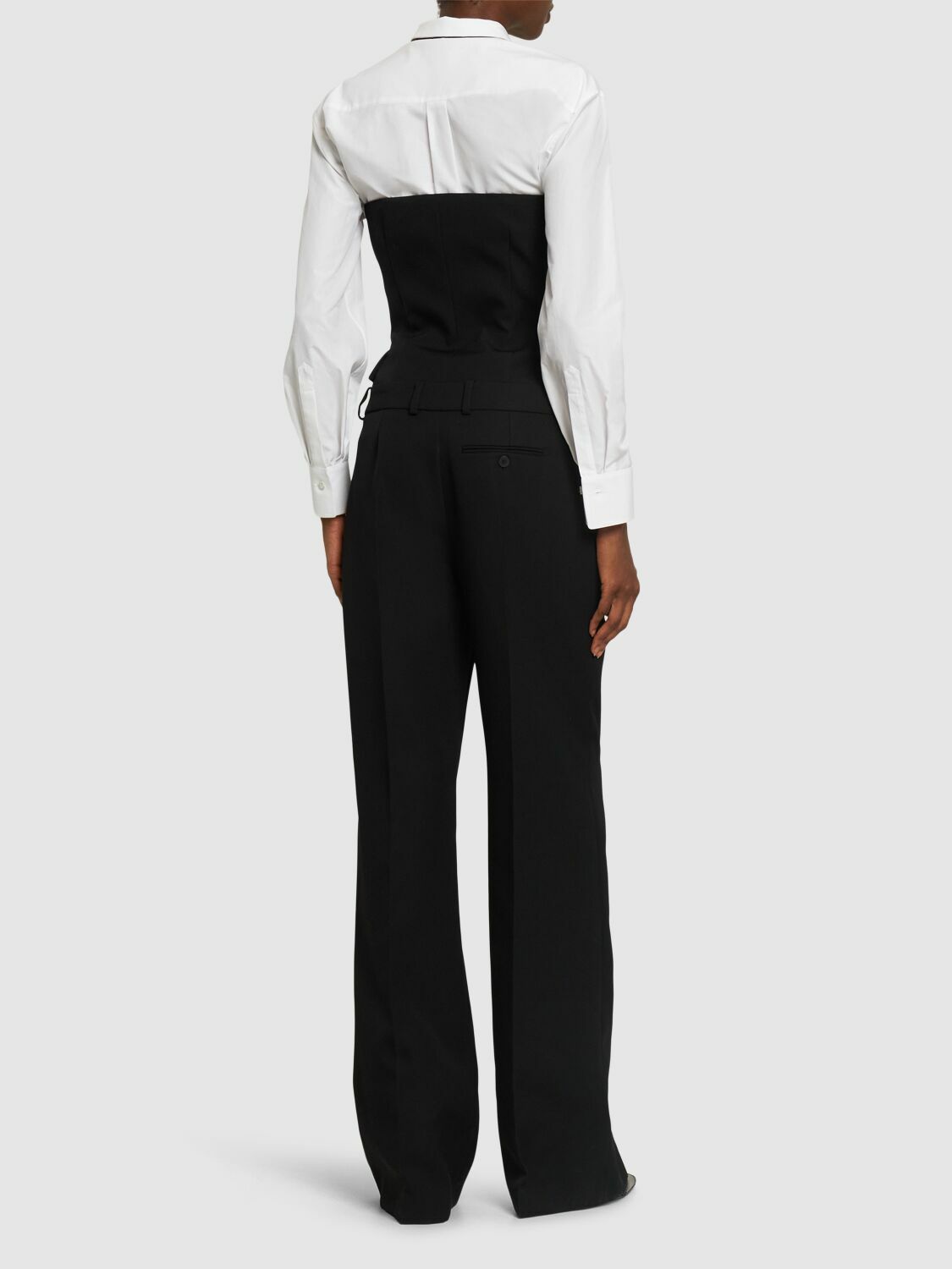 ALEXANDER MCQUEEN - Barathea Wool All-in-one Jumpsuit