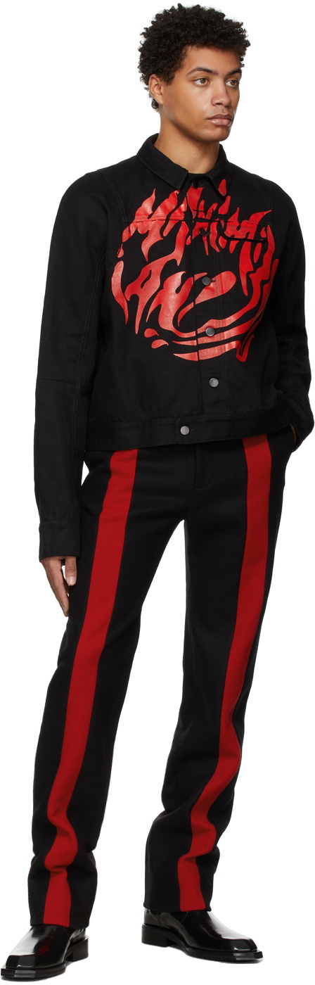 Maximilian Black Denim Logo Jacket