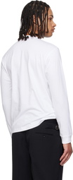 Comme des Garçons Homme White Pocket LS T-shirt