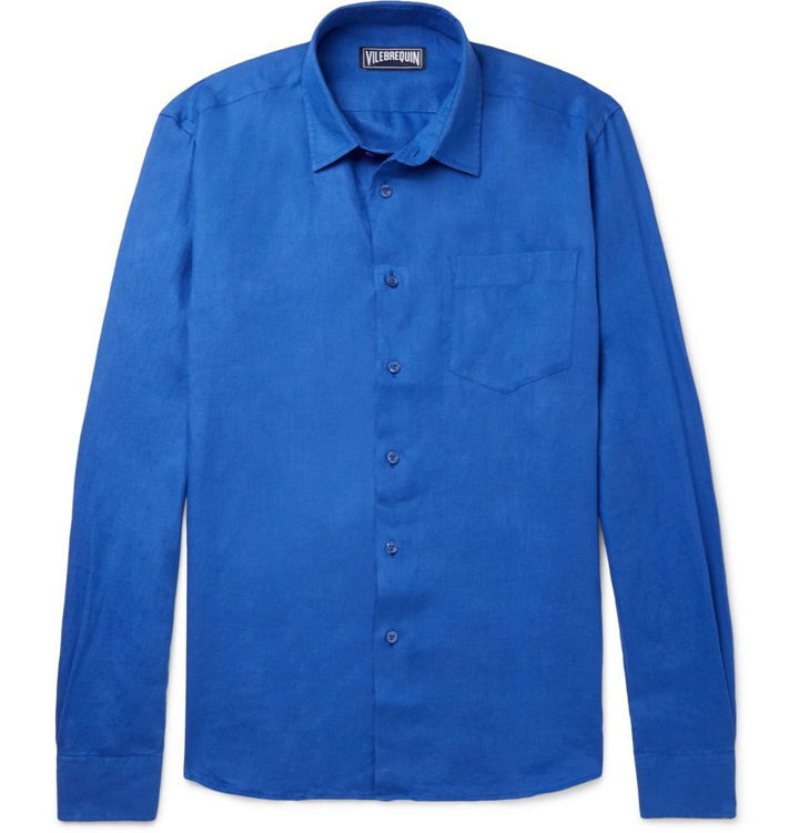 Photo: Vilebrequin - Caroubis Linen Shirt - Men - Blue